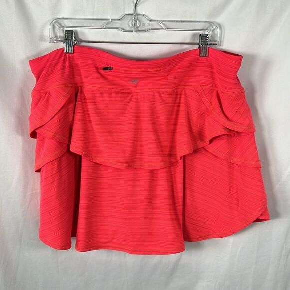 Ideology Plus Size Women's Tiered Skort - Size XXL Watermelon - Picture 4 of 6